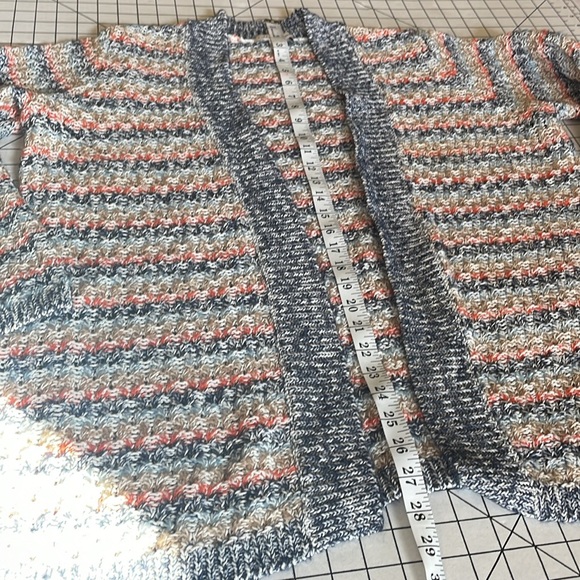 Coldwater Creek long cardigan open front sweater, multicolor, size 1x women’s - Picture 7 of 8